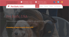 Desktop Screenshot of petbathusa.com